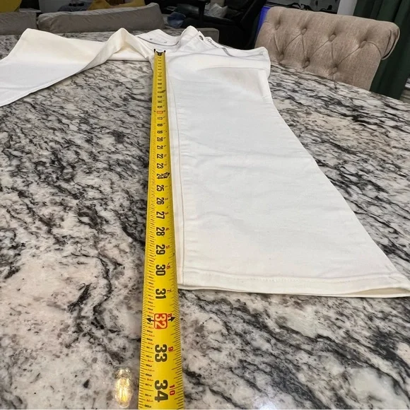 White‎ Daniel Jeans with Silver Stitched detail on front and back Size 13/14 - Picture 11 of 13